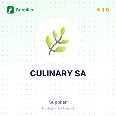 CULINARY SA – summary card, no photo uploaded yet
