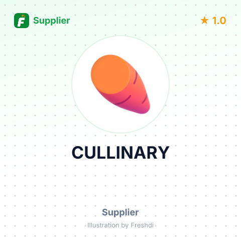 CULLINARY – summary card, no photo uploaded yet
