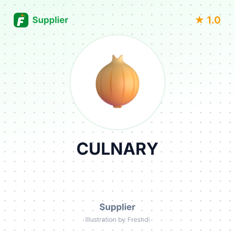 CULNARY – summary card, no photo uploaded yet