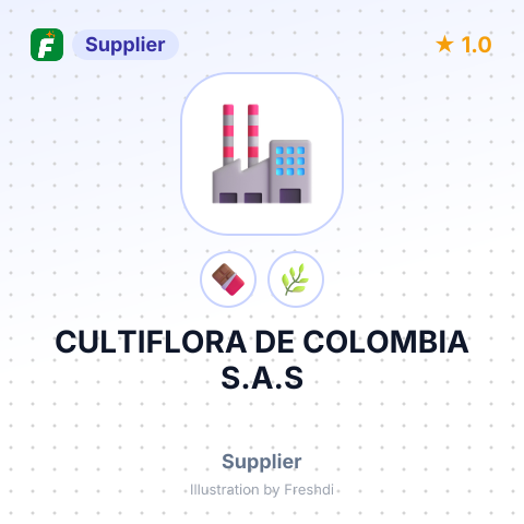 CULTIFLORA DE COLOMBIA S.A.S – summary card, no photo uploaded yet