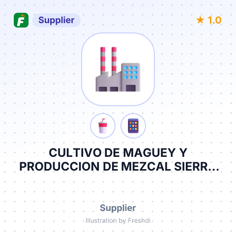 CULTIVO DE MAGUEY Y PRODUCCION DE MEZCAL SIERRA NORTE S. DE P.R. DE R.L. – summary card, no photo uploaded yet