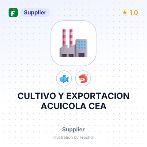 CULTIVO Y EXPORTACION ACUICOLA CEA – summary card, no photo uploaded yet