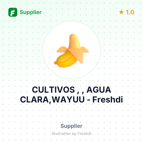CULTIVOS , , AGUA CLARA,WAYUU – summary card, no photo uploaded yet