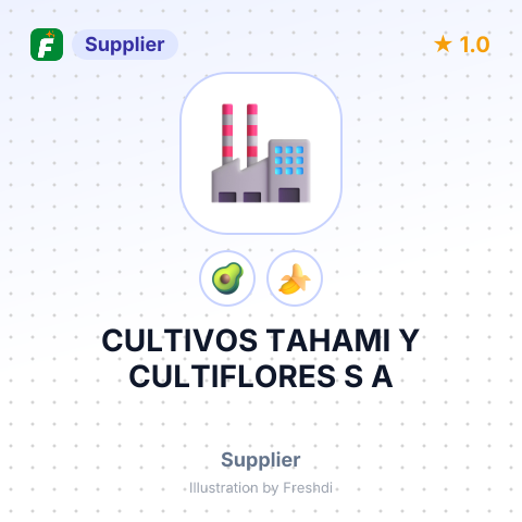 CULTIVOS TAHAMI Y CULTIFLORES S A – summary card, no photo uploaded yet
