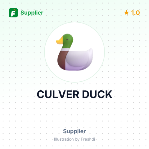 CULVER DUCK – summary card, no photo uploaded yet