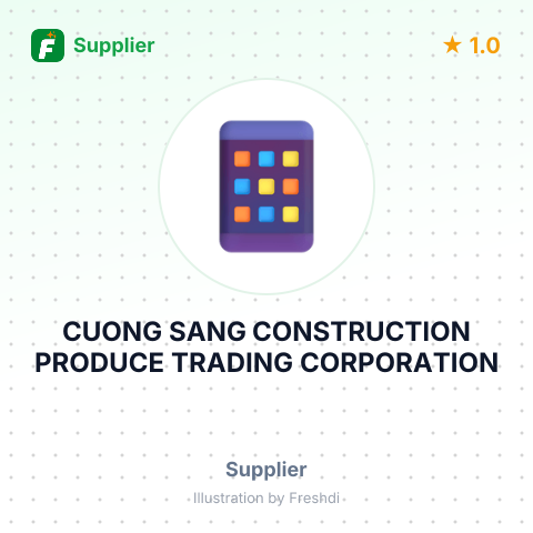 CUONG SANG CONSTRUCTION PRODUCE TRADING CORPORATION – summary card, no photo uploaded yet