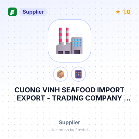 CUONG VINH SEAFOOD IMPORT EXPORT - TRADING COMPANY LIMITED – summary card, no photo uploaded yet