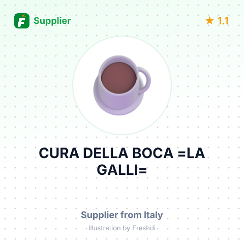 CURA DELLA BOCA =LA GALLI= – summary card, no photo uploaded yet