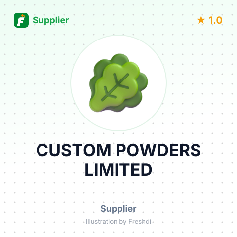 CUSTOM POWDERS LIMITED – summary card, no photo uploaded yet