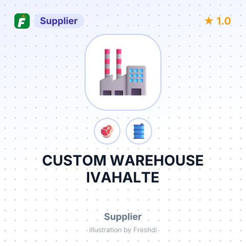 CUSTOM WAREHOUSE IVAHALTE – summary card, no photo uploaded yet