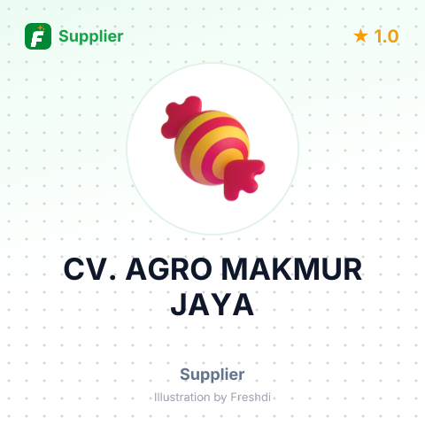 CV. AGRO MAKMUR JAYA – summary card, no photo uploaded yet