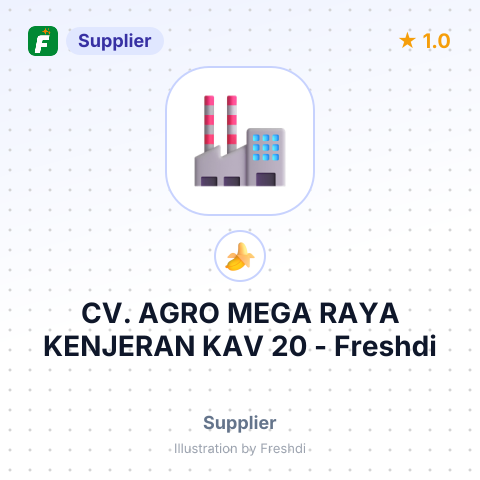 CV. AGRO MEGA RAYA KENJERAN KAV 20 – summary card, no photo uploaded yet