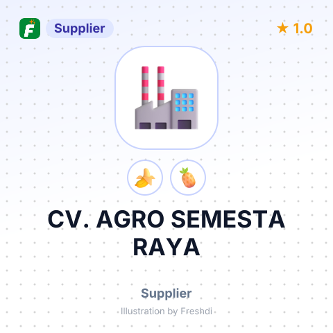CV. AGRO SEMESTA RAYA – summary card, no photo uploaded yet