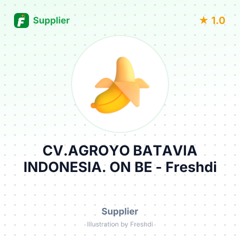 CV.AGROYO BATAVIA INDONESIA. ON BE – summary card, no photo uploaded yet