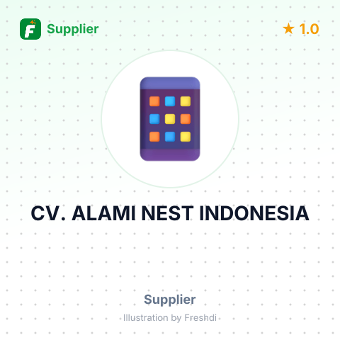 CV. ALAMI NEST INDONESIA – summary card, no photo uploaded yet
