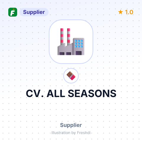 CV. ALL SEASONS – summary card, no photo uploaded yet