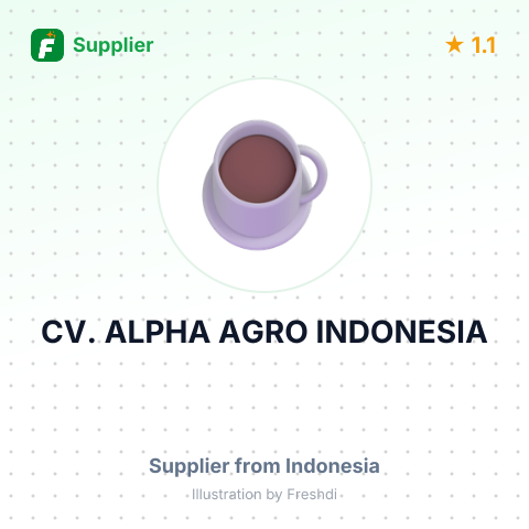 CV. ALPHA AGRO INDONESIA – summary card, no photo uploaded yet
