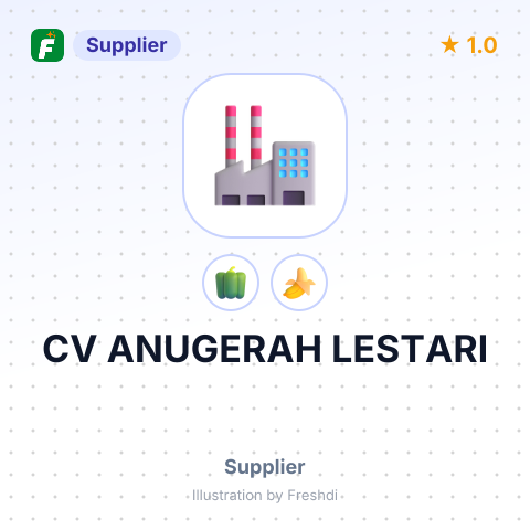 CV ANUGERAH LESTARI – summary card, no photo uploaded yet