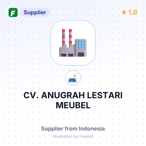 CV. ANUGRAH LESTARI MEUBEL – summary card, no photo uploaded yet