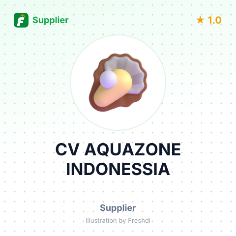CV AQUAZONE INDONESSIA – summary card, no photo uploaded yet