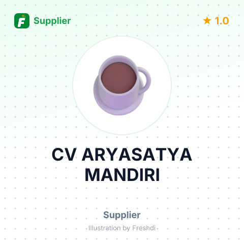CV ARYASATYA MANDIRI – summary card, no photo uploaded yet
