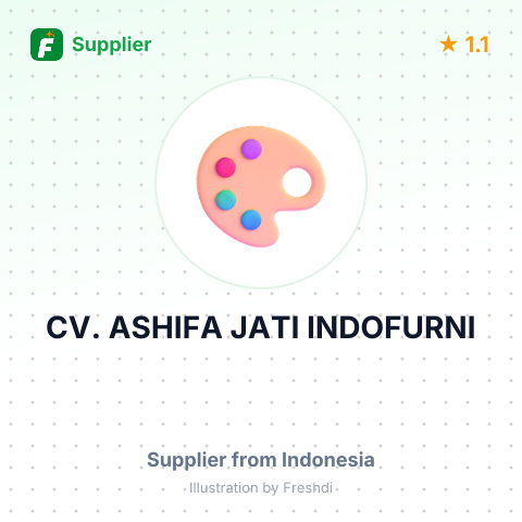 CV. ASHIFA JATI INDOFURNI – summary card, no photo uploaded yet