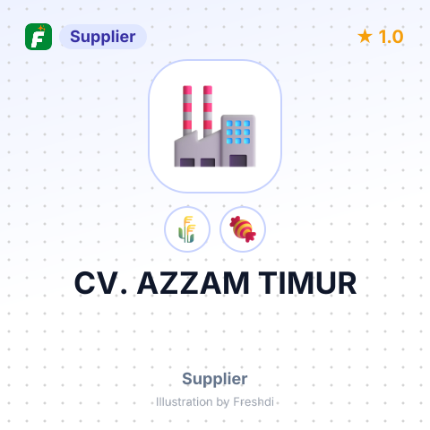 CV. AZZAM TIMUR – summary card, no photo uploaded yet