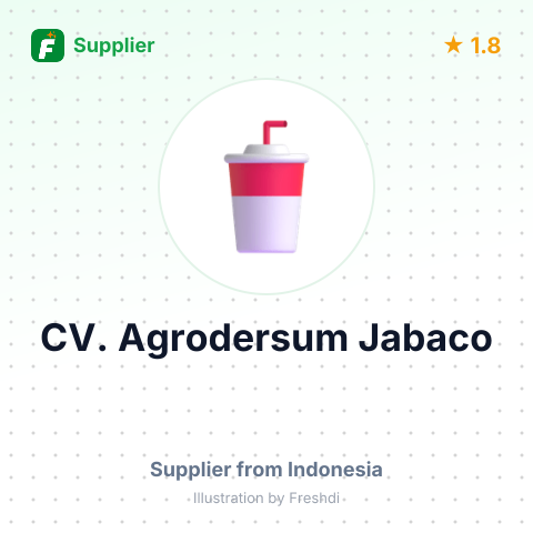 CV. Agrodersum Jabaco – summary card, no photo uploaded yet