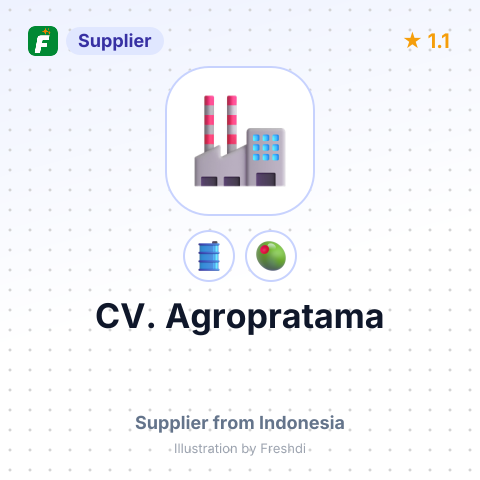 CV. Agropratama – summary card, no photo uploaded yet