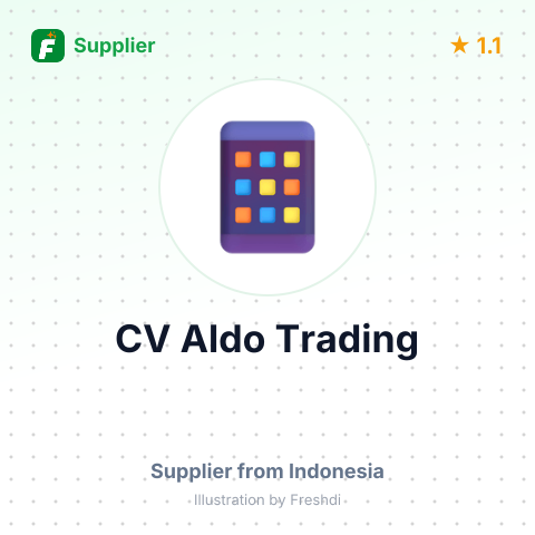 CV Aldo Trading  – summary card, no photo uploaded yet
