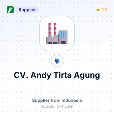 CV. Andy Tirta Agung  – summary card, no photo uploaded yet