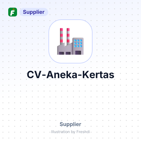 CV. Aneka Kertas – summary card, no photo uploaded yet