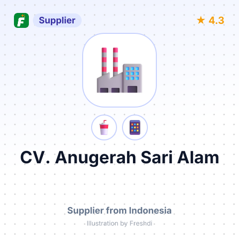 CV. Anugerah Sari Alam – summary card, no photo uploaded yet