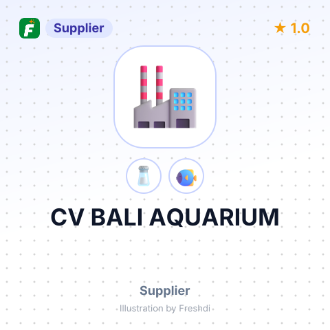 CV BALI AQUARIUM – summary card, no photo uploaded yet
