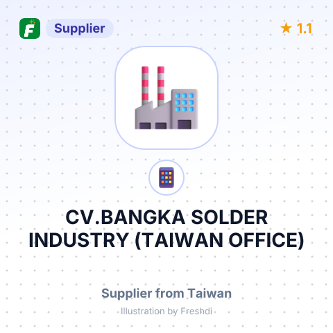 CV.BANGKA SOLDER INDUSTRY (TAIWAN OFFICE) – summary card, no photo uploaded yet