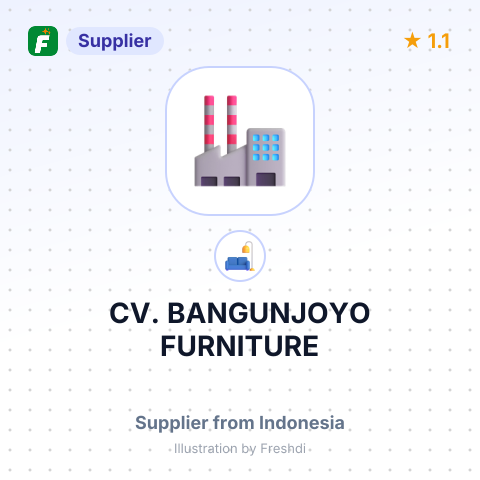 CV. BANGUNJOYO FURNITURE – summary card, no photo uploaded yet
