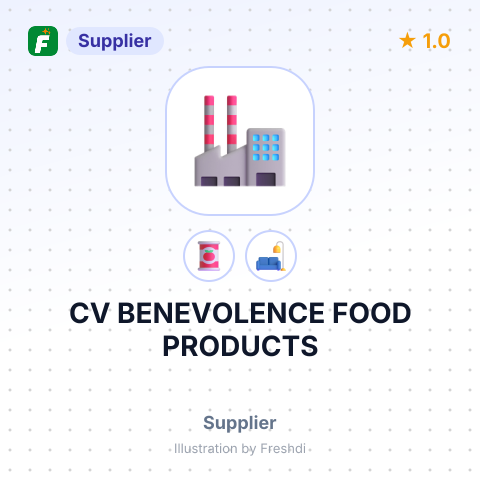 CV BENEVOLENCE FOOD PRODUCTS – summary card, no photo uploaded yet