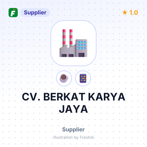 CV. BERKAT KARYA JAYA – summary card, no photo uploaded yet