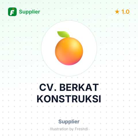 CV. BERKAT KONSTRUKSI – summary card, no photo uploaded yet