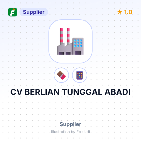 CV BERLIAN TUNGGAL ABADI – summary card, no photo uploaded yet