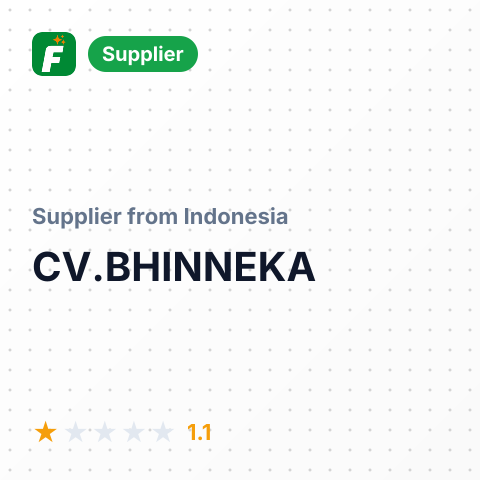 CV.BHINNEKA – summary card, no photo uploaded yet