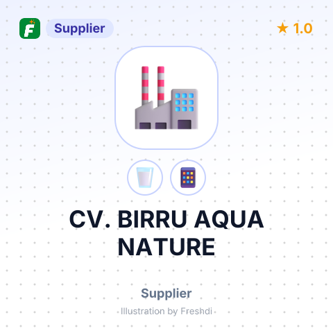 CV. BIRRU AQUA NATURE – summary card, no photo uploaded yet