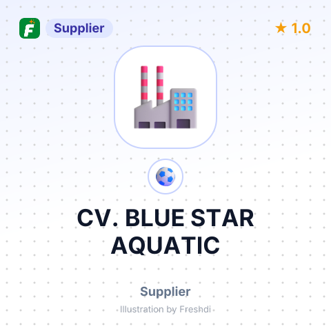 CV. BLUE STAR AQUATIC – summary card, no photo uploaded yet