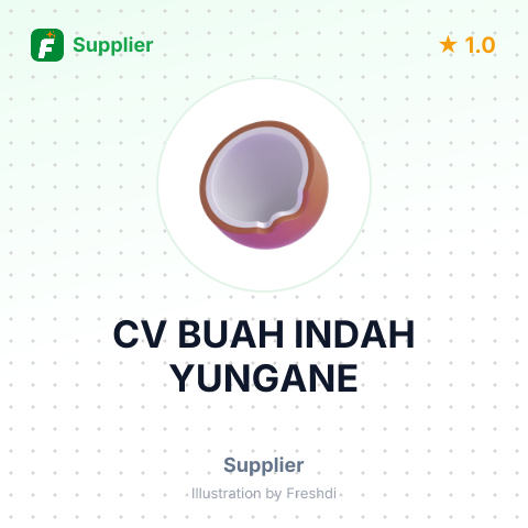 CV BUAH INDAH YUNGANE – summary card, no photo uploaded yet