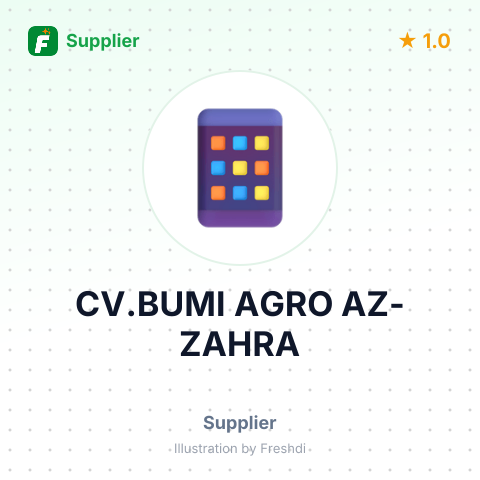 CV.BUMI AGRO AZ-ZAHRA – summary card, no photo uploaded yet