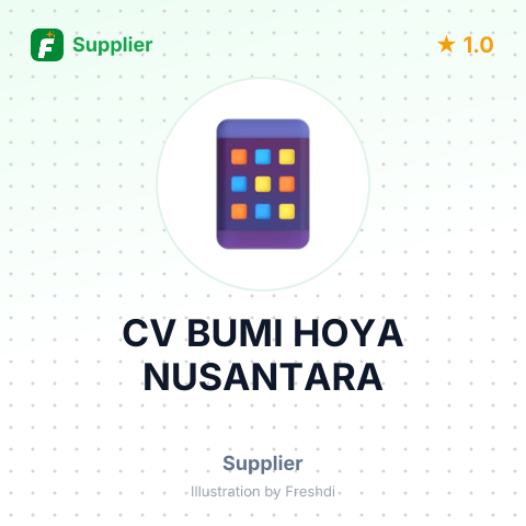 CV BUMI HOYA NUSANTARA – summary card, no photo uploaded yet