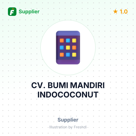 CV. BUMI MANDIRI INDOCOCONUT – summary card, no photo uploaded yet