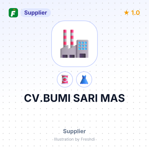 CV.BUMI SARI MAS – summary card, no photo uploaded yet