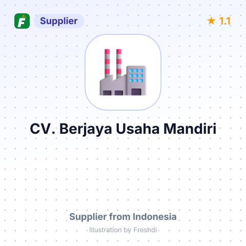 CV. Berjaya Usaha Mandiri – summary card, no photo uploaded yet