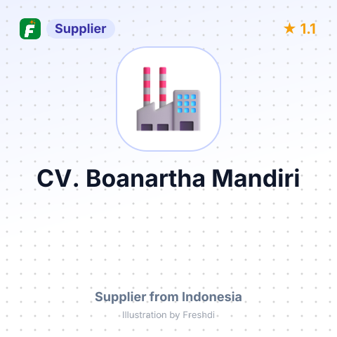 CV. Boanartha Mandiri – summary card, no photo uploaded yet